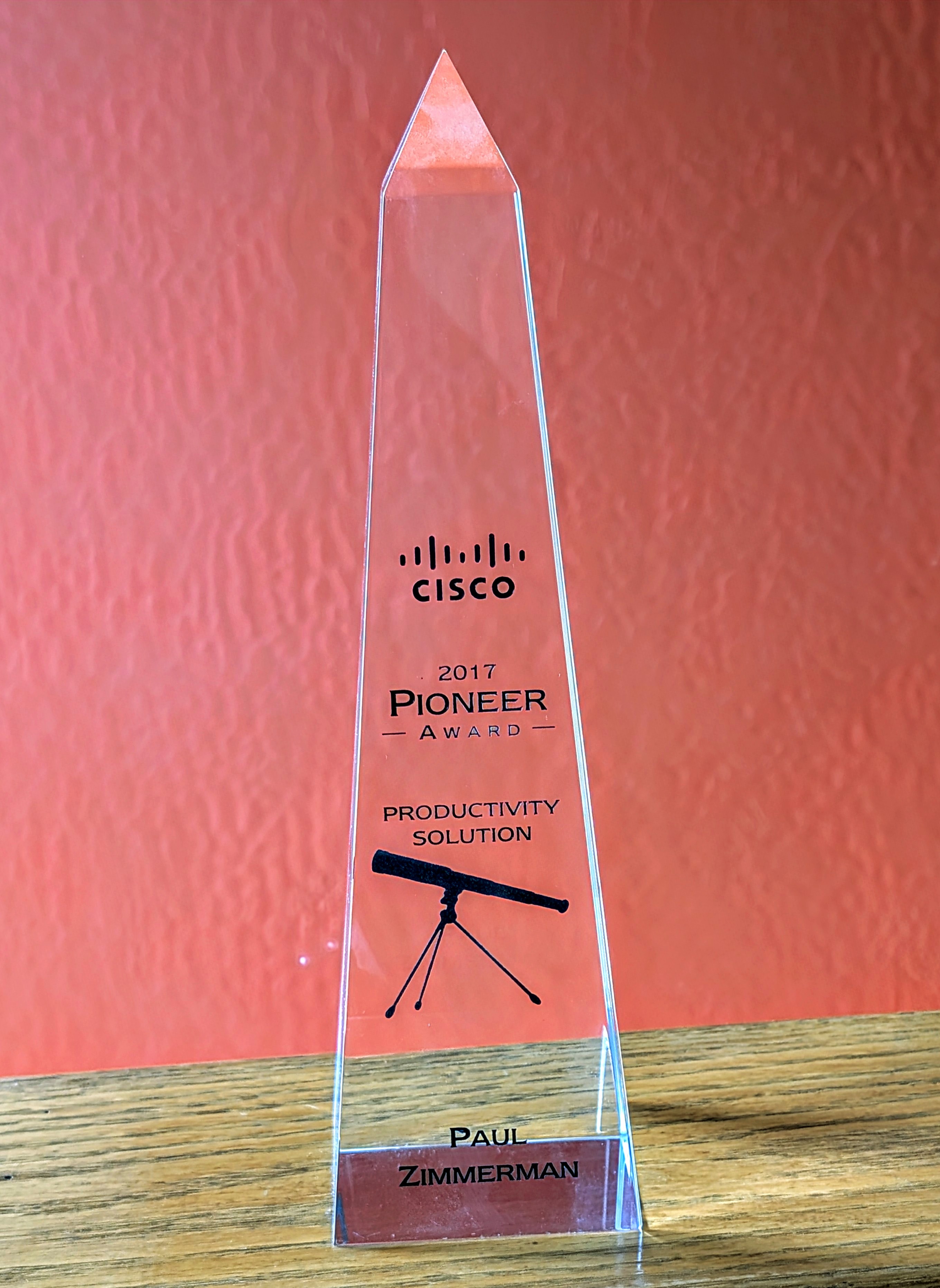 Pioneer Award